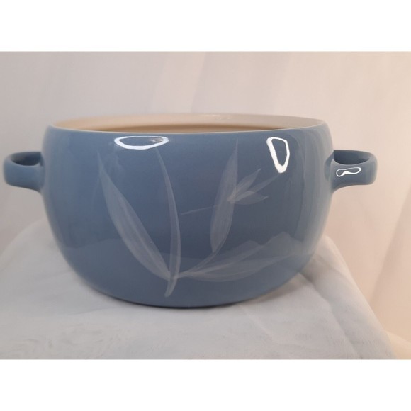 WINFIELD CHINA BLUE PACIFIC ROUND COVERED CASSEROLE *R2SI#3* Made in USA MCM - Picture 7 of 12